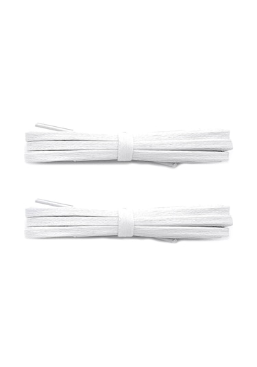 Hapshoe 80 Cm Beyaz 0,5 Mm Yassı Mumlu Ayakkabı Bağcığı Beyaz