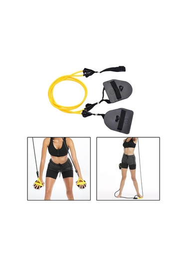 Suntek Kol Antrenörü Direnç Bantları Yüzme Serbest Egzersiz Sarı