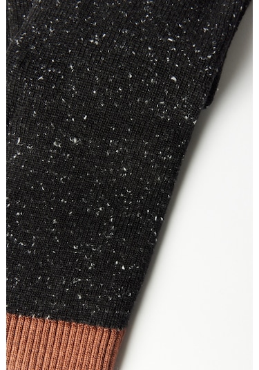 AC&Co / Altınyıldız Classics Erkek Antrasit-kahverengi Atkı-bere Set