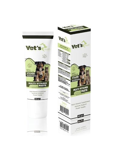 Vet's Health Anti Hairball Paste 100 G + Multivitamin Paste 100 G