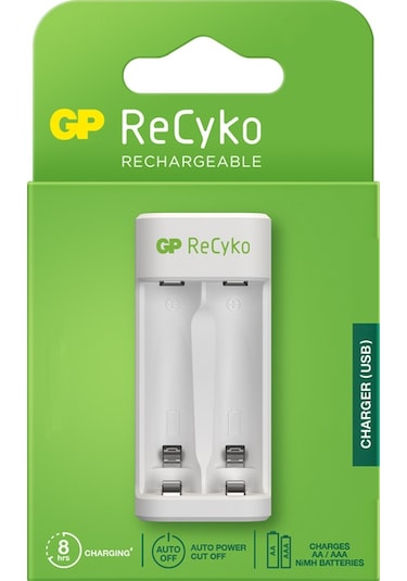 GP Recyko E211 USB AA-AAA Şarj Cihazı