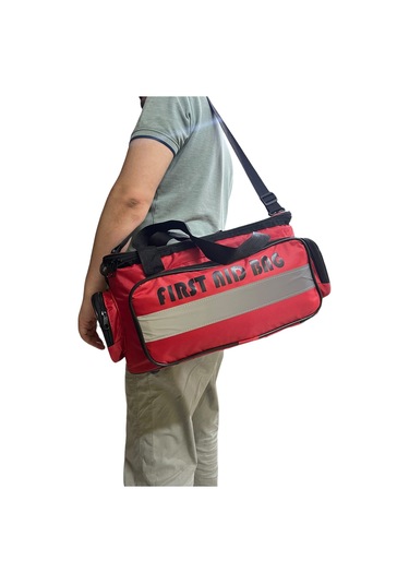 Medsey Standart İlk Yardım Travma Çantası Kırmızı