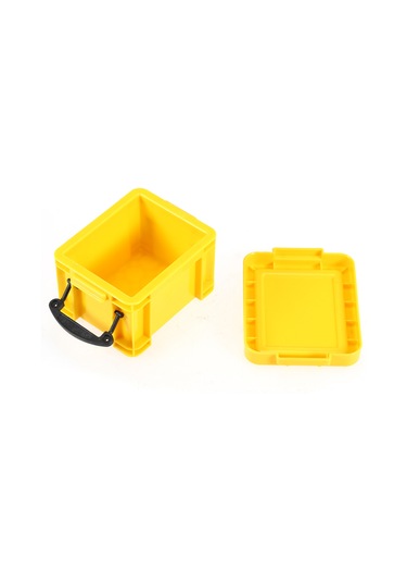 Tenfowee Rc Tırmanma Arabaları İçin Plastik Fakatlı Depolama Kutusu, Sarı, 8.5x6.5x5cm - Araç Taşıma Aksesuarı