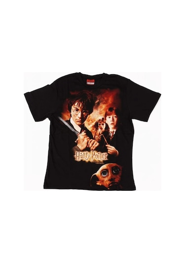 Harry Potter No:1 Tişört Siyah Çok Renkli