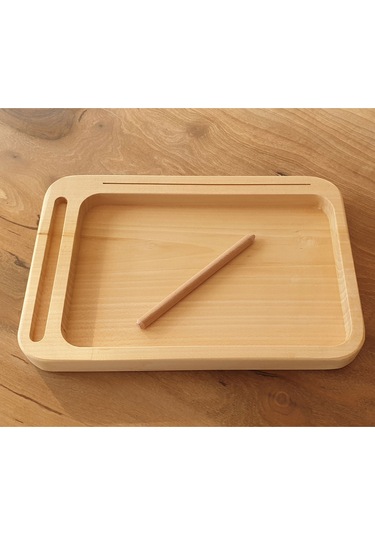 Kırtkırt Ahşap Montessori Kum Tepsisi