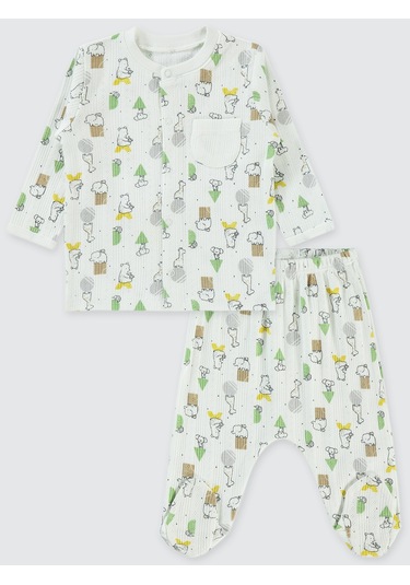 Civil Baby Erkek Bebek Takım 1-6 Ay Ekru Ekru