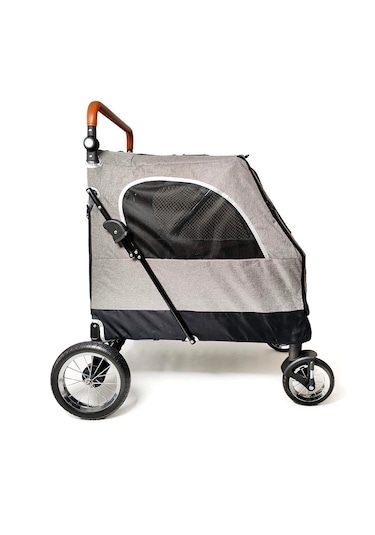 Zampa Stroll Kedi & Köpek Arabası Gri 69x81x110cm