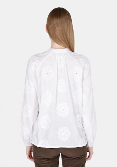 Colins Regular Fit Hakim Yaka Düz Kadın Beyaz Uzun Kol Gömlek Cl1073349 Cl1073349 Q1.v1 Wht Beyaz