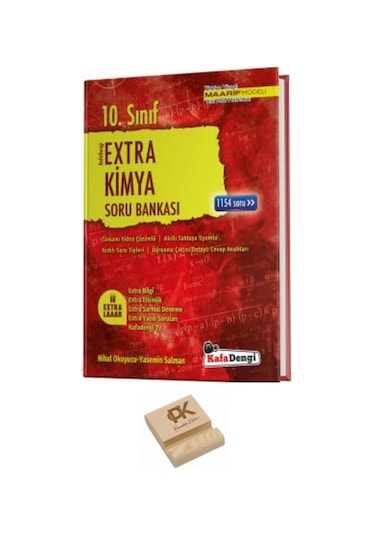 Kafadengi 10. Sınıf Maarif Ekstra Kimya Soru Bankası + Telefon Standı