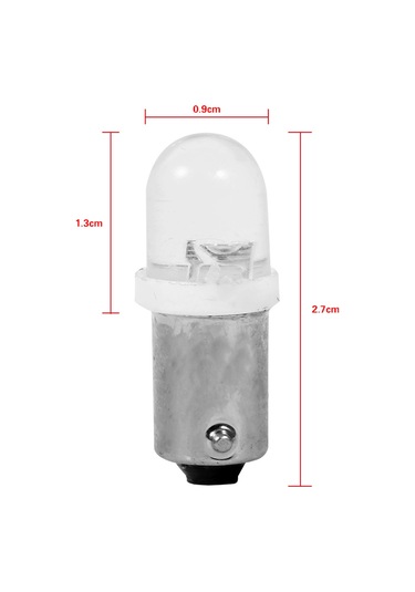 Xindoker Araba 12v Beyaz Led Fari Işığı - Ba9s T11 T4w H6w 1895 Tipi, Enerji Tasarruflu, Kolay Kurulum, 20 Adet Paket