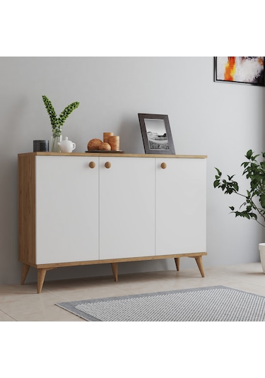 Fernıso Bohem 120 Cm Konsol Ceviz Beyaz