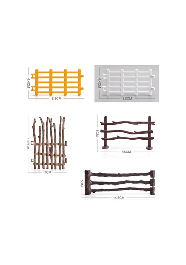 Konesam Küçük Çiftlik Hayvanları İçin Simülasyonluk Yetiştirme Kafesi, Dekoratif Sahne Aksesuarı, Eğitici Model, Dayanıklı Malzeme İle 125g