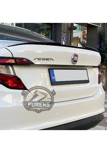 Fiat Egea Bagaj Üstü Yarasa Spoiler Piano Black 2015-2023 Uyumlu