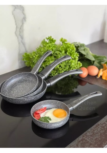 Kitchen Queen Porsiyonluk Tava 18 Cm Yapışmaz Kaplamalı 245035151 Grafit