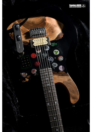 Elektro Gitar Custom Epoksi & Yıllanmış Ağaç Kişiye Özel Natural