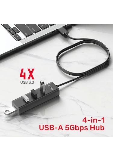 Unitek 4-in-1 Usb-a 5gbps Hub Y-3089v01 Ttkunı0017