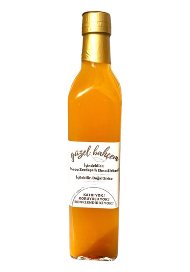 Güzel Bahçem Zerdeçallı Elma Sirkesi 500 ML