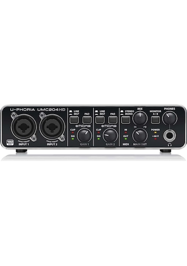 Behringer UMC204HD 24-Bit/192Khz 2 x 4 Usb Ses Kartı