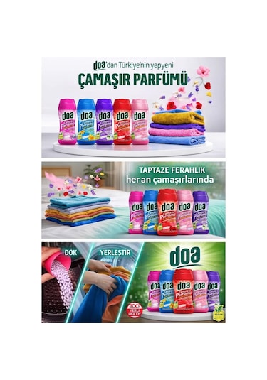 Doa Granül Çamaşır Parfümü & Çamaşır Yumuşatıcı Orkide Çiçeği 210 Gr Tekli