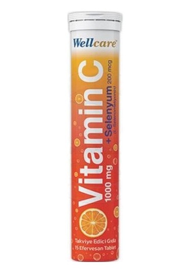 Wellcare Vitamin C 1000 Mg Selenyum 15 Efervesan Tablet