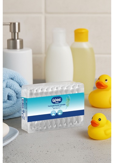 Wee Baby 60'lı Emniyetli Kulak Çubuğu (60x24 1440 Adet)