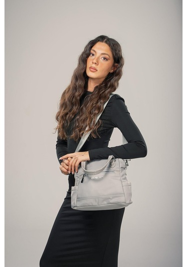 Ççs Kadın 17894 Omuz Ve Sırt Çantası Gri