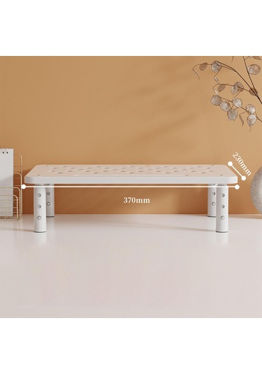 Homyl Masaüstü Monitör Standı Yükseltici Bilgisayarlar Beyaz