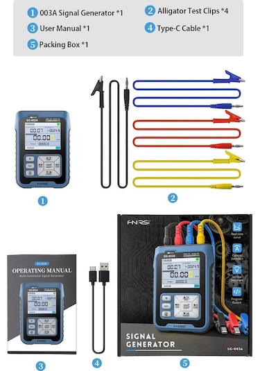 Jms Fnırsı SG-003A 0 - 10 V 4 - 20 mAh Taşınabilir Multimetre