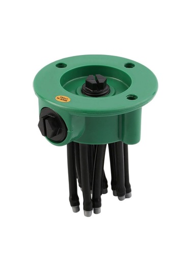 Lemestar Plastik Ve Pvc Çiftli Nozzleli Otomatik Bahçe Sulama Sprinklerı - 360 Derece Dağıtım, Basınçlı, Su Tasarruflu, Çim Ve Bitki Sulama