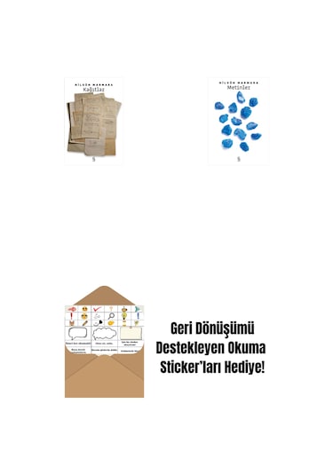 Kağıtlar + Metinler + Okuma Sticker'ları