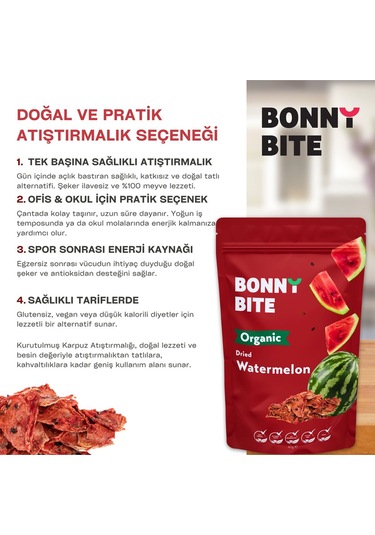 Organik Kurutulmuş Kavun & Kurutulmuş Karpuz 10'lu Paketi Diğer