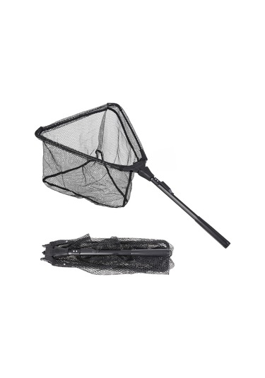 Yuntech01 Alüminyum Nylon Kauçuk Katlanabilir Balık Avı Ağı - Küçük/orta Seçenekli Taşınabilir Av Aleti