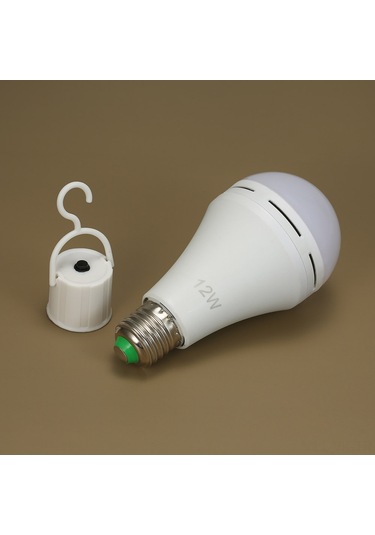 Vkemall Yenilenebilir Fener Acil Işık, Dış Mekan Kamp İçin Asılabilir, Ac100-240v Led Ampul Beyaz