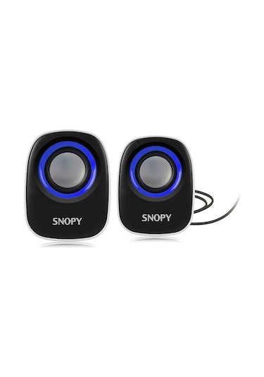 Snopy Sn-120 Beyaz-Mavi Usb Mini Hoparlör