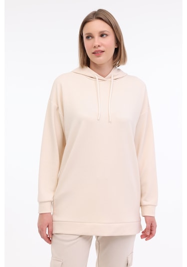 Lumberjack Wl Ilse 17bt231 5fx Taş Rengi Kadın Sweatshirt Gri