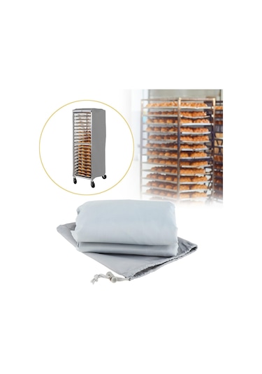 Suntek Ekmek Rafı Kapağı 20 Tier Fırın Tek Raf Mutfak Ev Gri