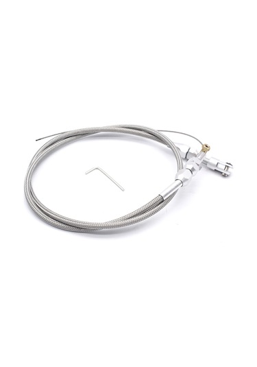 Monyee Ls1 4.8-6.0 Motor Gaz Kablosu - 36" Paslanmaz Çelik Örgülü Halka, Uzatılmış Kullanim Süresi, Kolay Kurulum