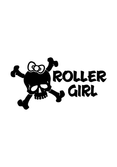 Roller Girl Sticker 40 X 20 Cm