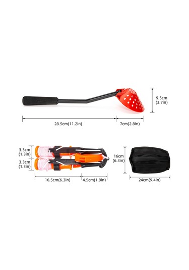 Teltree Buz Balıkçılığı Knee Pad Ve Buz Çekiç Kombinasyonu - Acil Durumda Kurtarma Ve Diz Koruma Seti