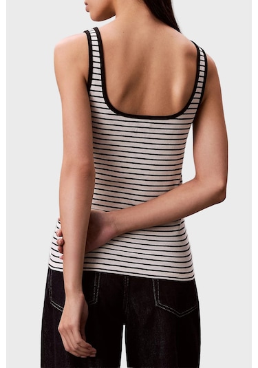 Calvin Klein Bayan T Shirt Lv047f832g Xdy Siyah Beyaz