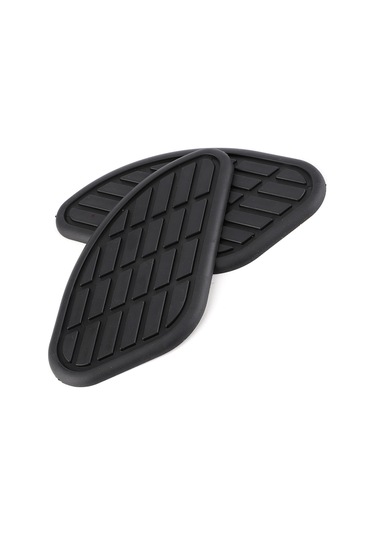 Reedark Motosiklet Universal Klasik Tank Koruma Paspası Çift Set Gri - Kauçuk Malzeme, Çizikten Koruma, Knee Fit Tasarım