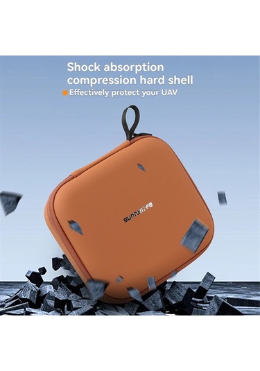 Soulader Drone Çantası Taşınabilir Drone Aksesuarları Saklama Kutusu Kumanda Koruma Çantası Seyahat Flip Kapaklı
