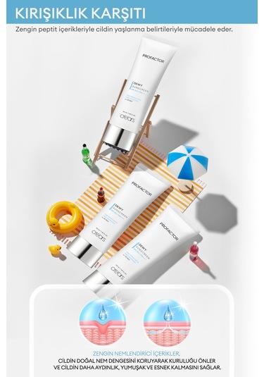 Cre'ars Peptit İçerikli Yoğun Nemlendirici Güneş Kremi SPF50+ 50 ML