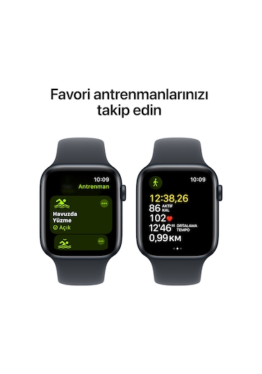 Apple Watch SE GPS + Cellular 40 MM Alüminyum Kasa Spor Kordon M/L Akıllı Saat (Apple Türkiye Garantili)