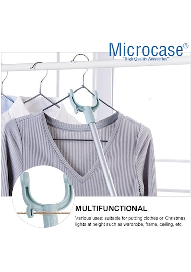 Microcase Uzayabilir Elbise Eşya Askı Asma Aparatı 58-102 Cm Al5703 Açık Yeşil