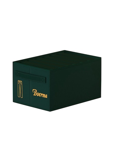 Magideal Suntek Ev Giysi Saklama Organizatör Kutusu Yeşil - 36 x 25 x 20 CM