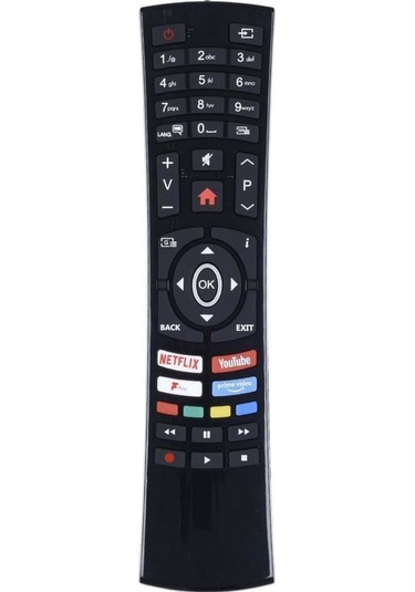 Vestel Netflix Youtube Prime Video Tuşlu Led Tv Televizyon Uzaktan Kumanda Tr-215