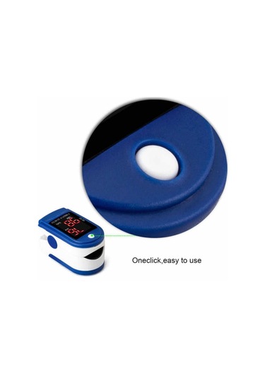 Sones Hassas Parmak Nabız Oksimetresi Kan Oksijen Monitörü Mavi