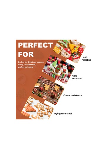 Gatherco Şükran Günü Noel Kurabiye Şeker Kalıbı 100 Delikli Kendin Yap Pişirme Kalıbı Kendin Yap Jöle Damla Kalıbı