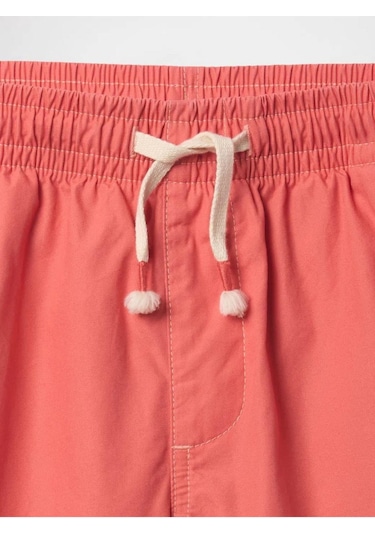 Gap Erkek Çocuk Relaxed Pull-on Şort Kırmızı-6012 Kırmızı
